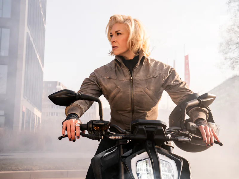 Hannah Waddingham as Judith Burton in Ride or Die