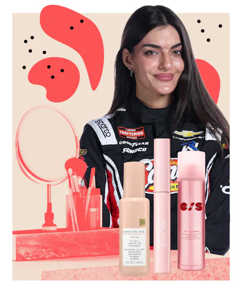Nascar driver Toni Breidinger on her go-to beauty products and rituals.