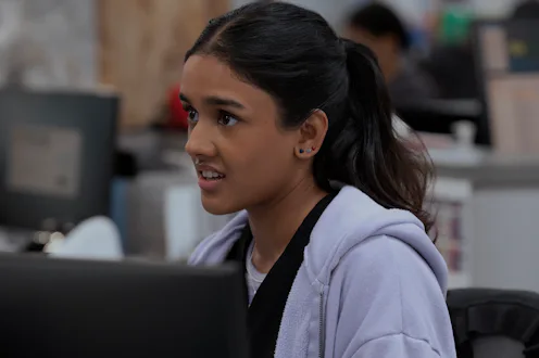 Shabana Azeez as Victoria Javadi in The Pitt. Photo via HBO Max