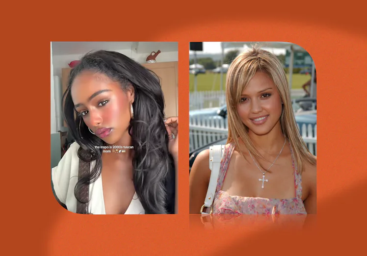 TikTok is bringing back early 2000s-style Tuscan mom makeup.