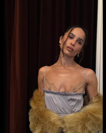 Zoe Kravitz bridal fashion