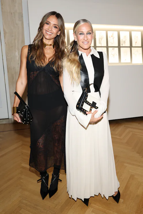 Jessica Alba and Sarah Jessica Parker attend Fendi's Fall 2026 haute couture show.