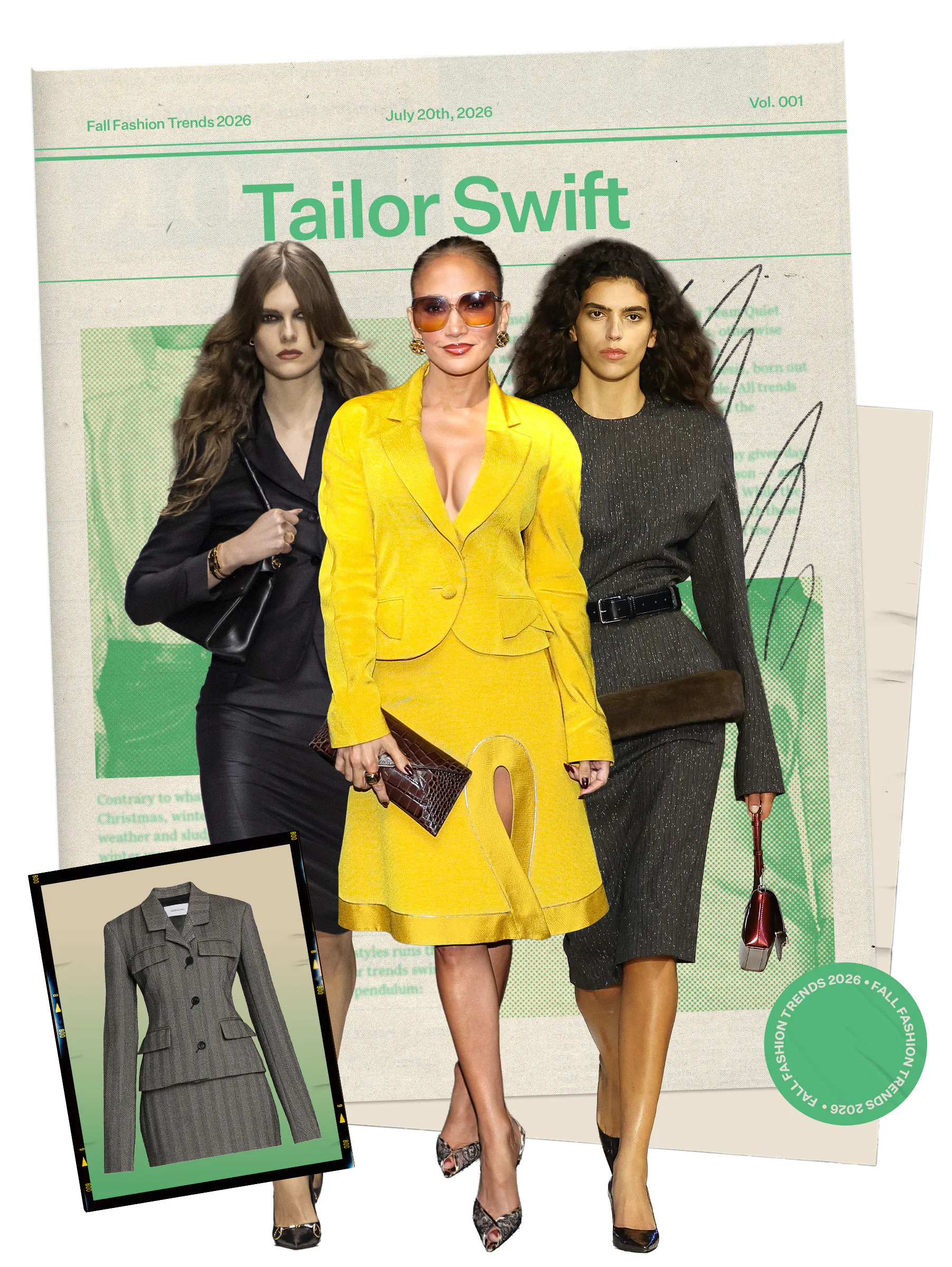 Fall 2026 Fashion Trend: Jennifer Lopez in a tailored look.