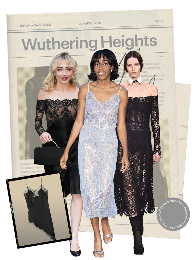 Fall 2026 Fashion Trend: Sabrina Carpenter and Ayo Edebiri in lace.