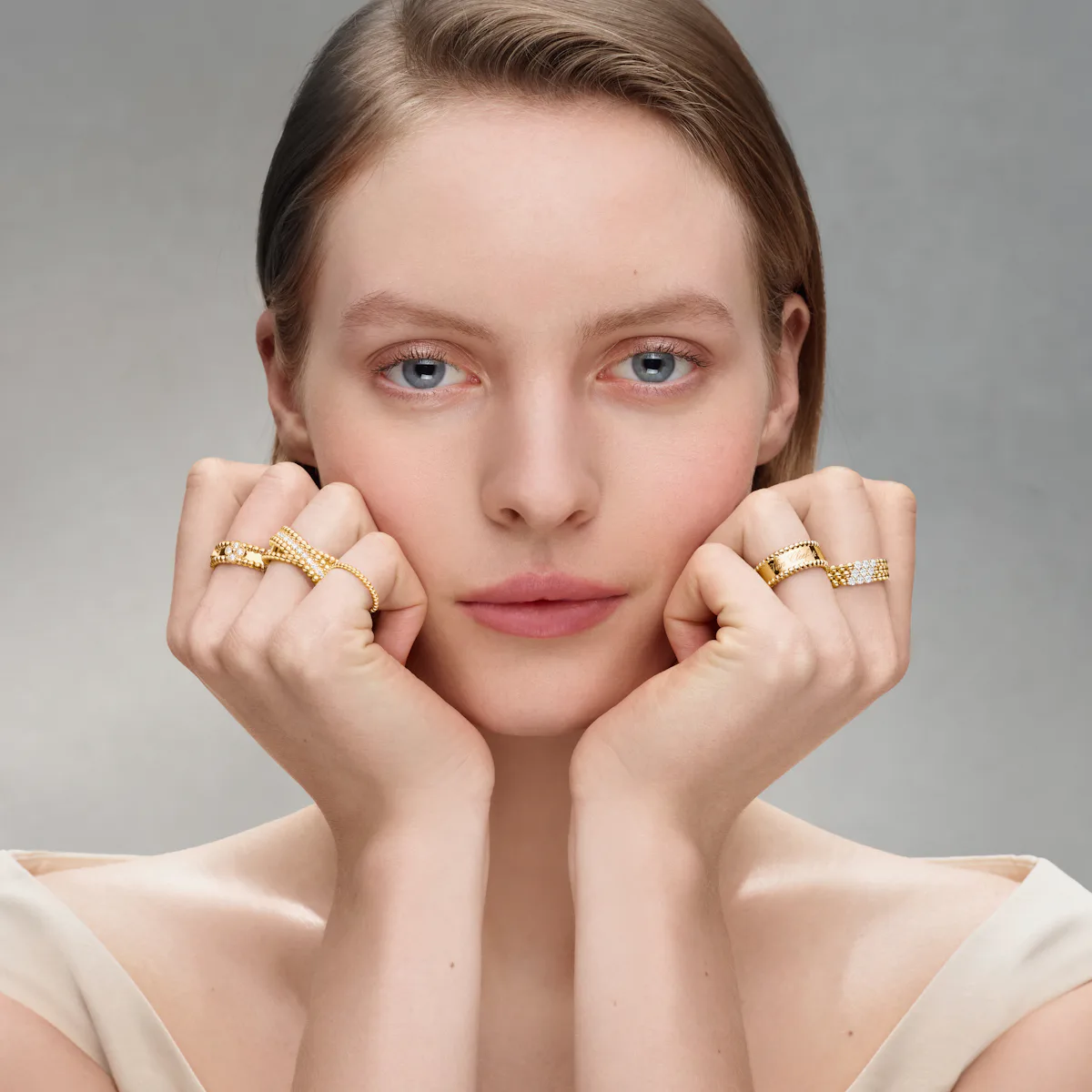 Van Cleef & Arpels’ Perlée Collection Was Designed to Be Mixed, Matched, & Stacked