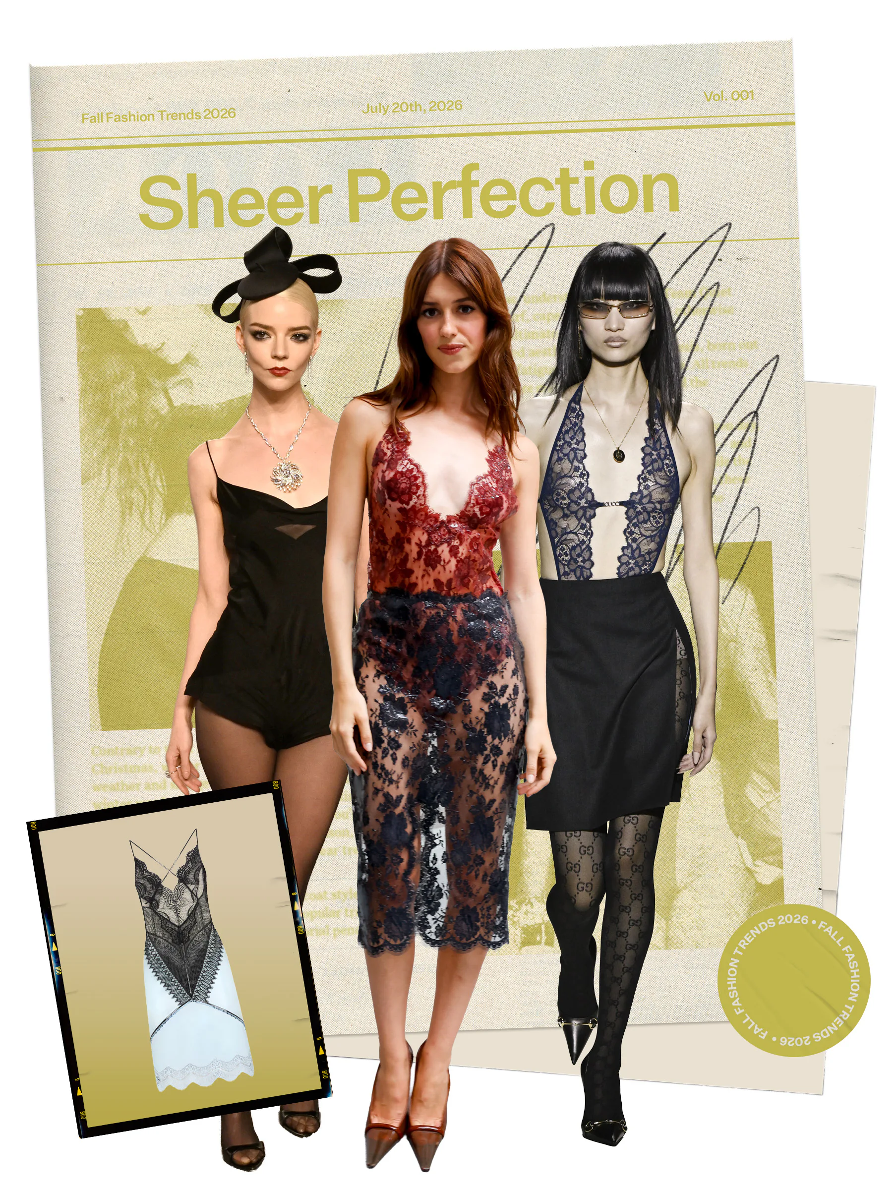 Fall 2026 Fashion Trend: Anya Taylor-Joy and Daisy Edgar-Jones in sheer dresses.