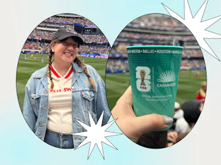 I tried the Casamigos margarita served at the 2026 World Cup games.