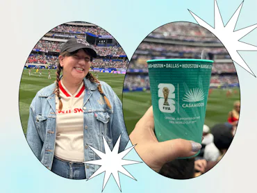 I tried the Casamigos margarita served at the 2026 World Cup games.