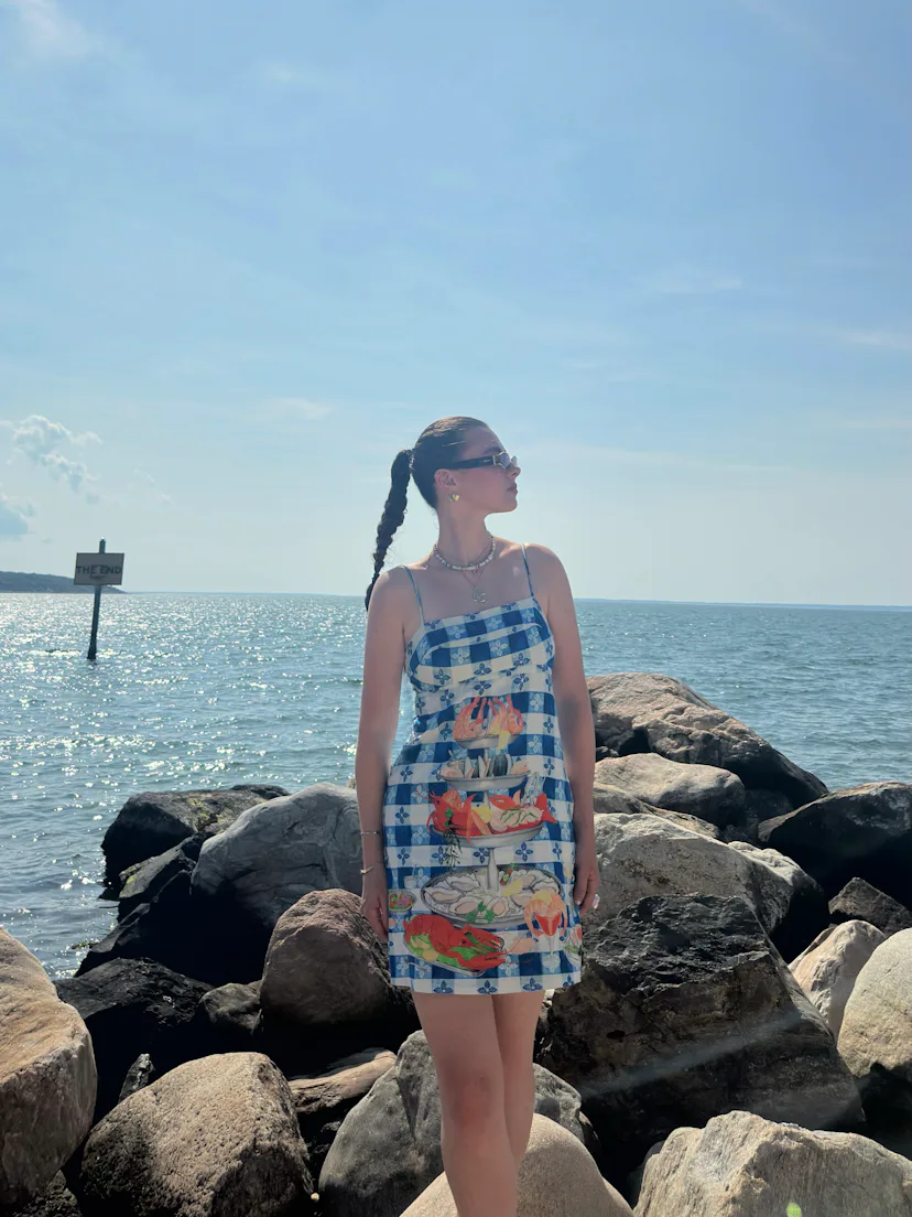 Montauk outfit brooke frischer