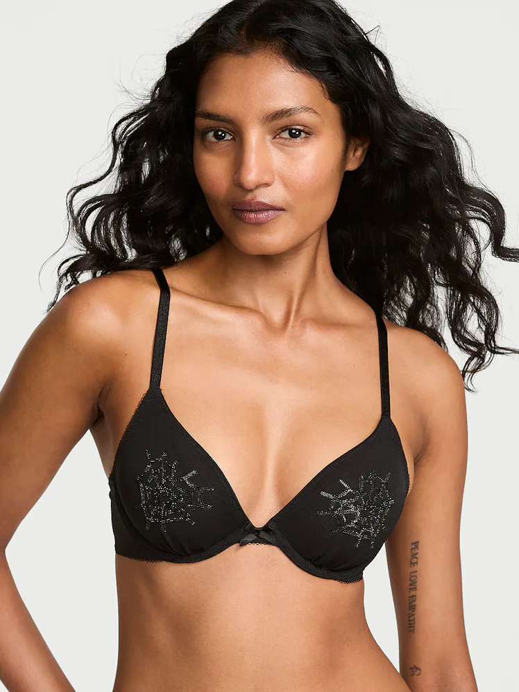 Tease Spider Unlined Demi Bra