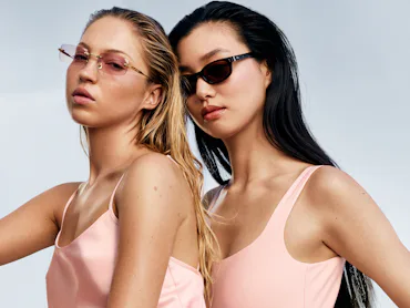 Lila Moss and Estelle Chen