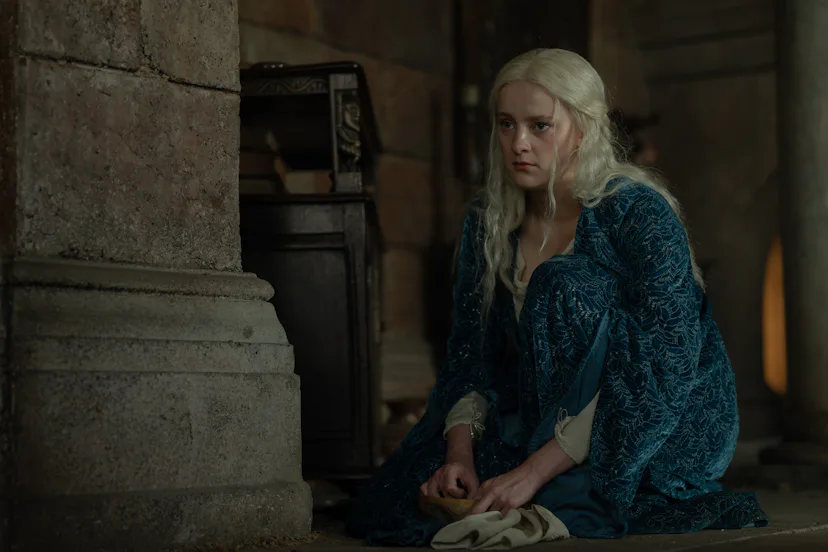 Phia Saban as Helaena Targaryen house of the dragon season three episode five recap