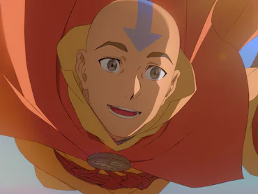 Avatar Aang (voiced by Eric Nam) in Avatar Aang: The Last Airbender