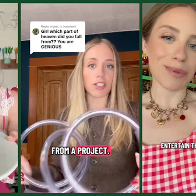 screen grabs of chelsea anderson's instagram videos in which she shares parenting tips for getting kids to do things they don't like.