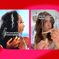 The 'Love Island' concealer highlight hair hack actually works.