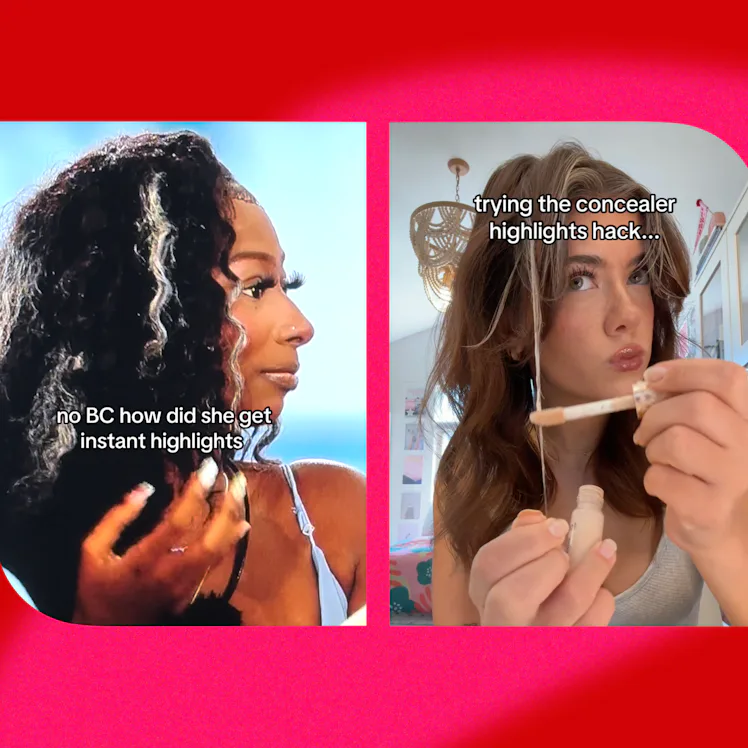 The 'Love Island' concealer highlight hair hack actually works.