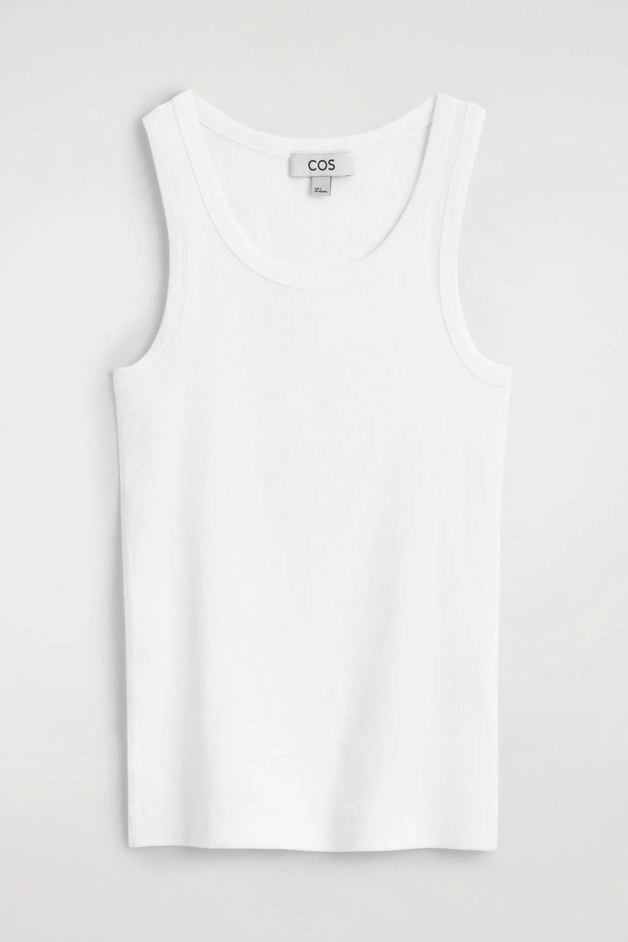 Ribbed Cotton Tank Top