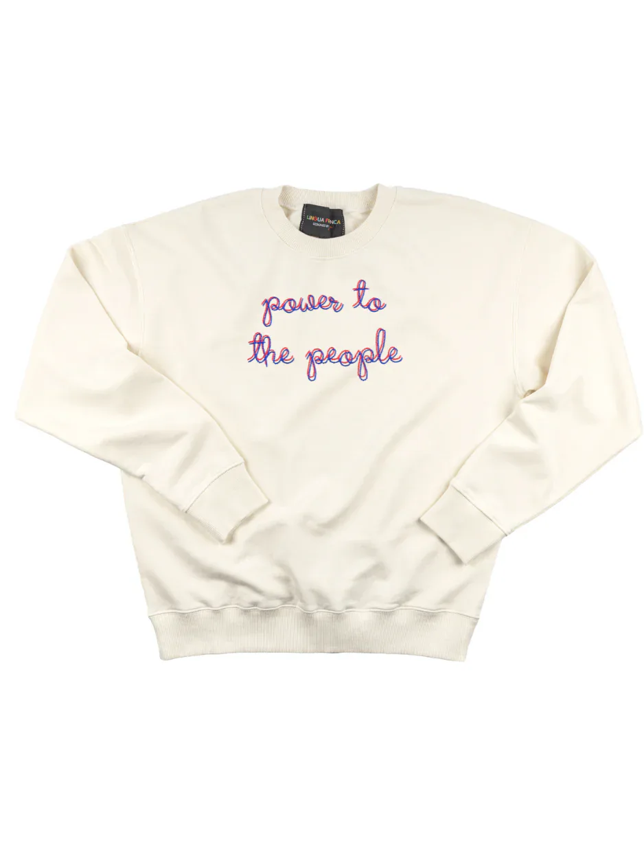 "Power to the People" Women's Sweatshirt
