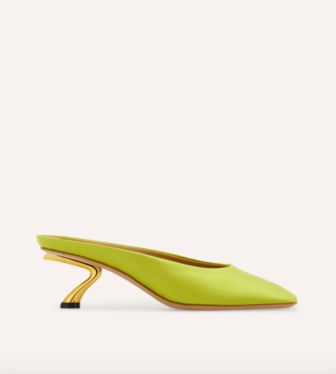 S-shaped Heel Mule