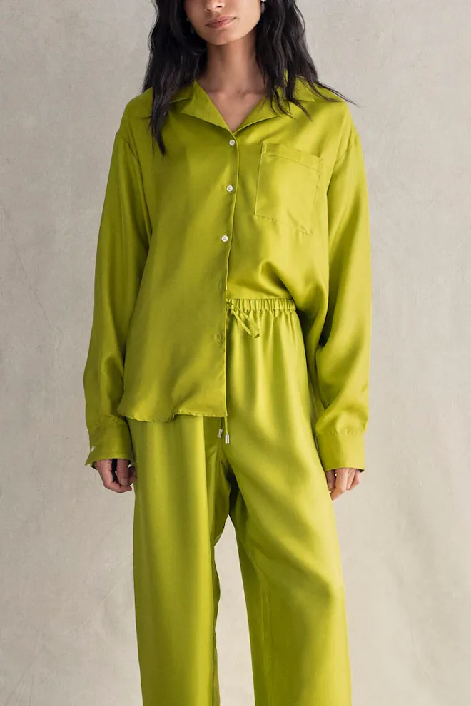 The Notched Collar Long Sleeve Shirt