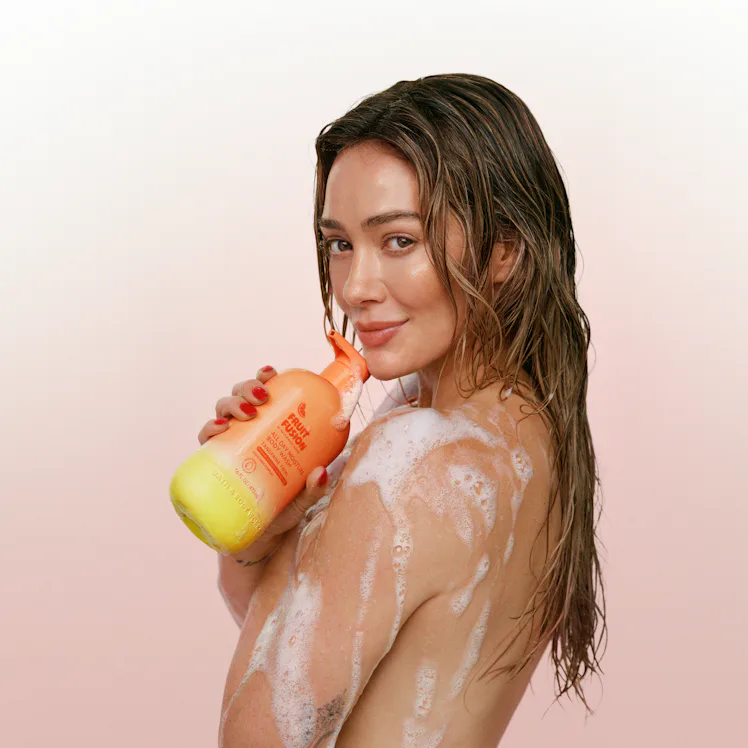 Hilary Duff chats about her Bath & Body Works campaign.