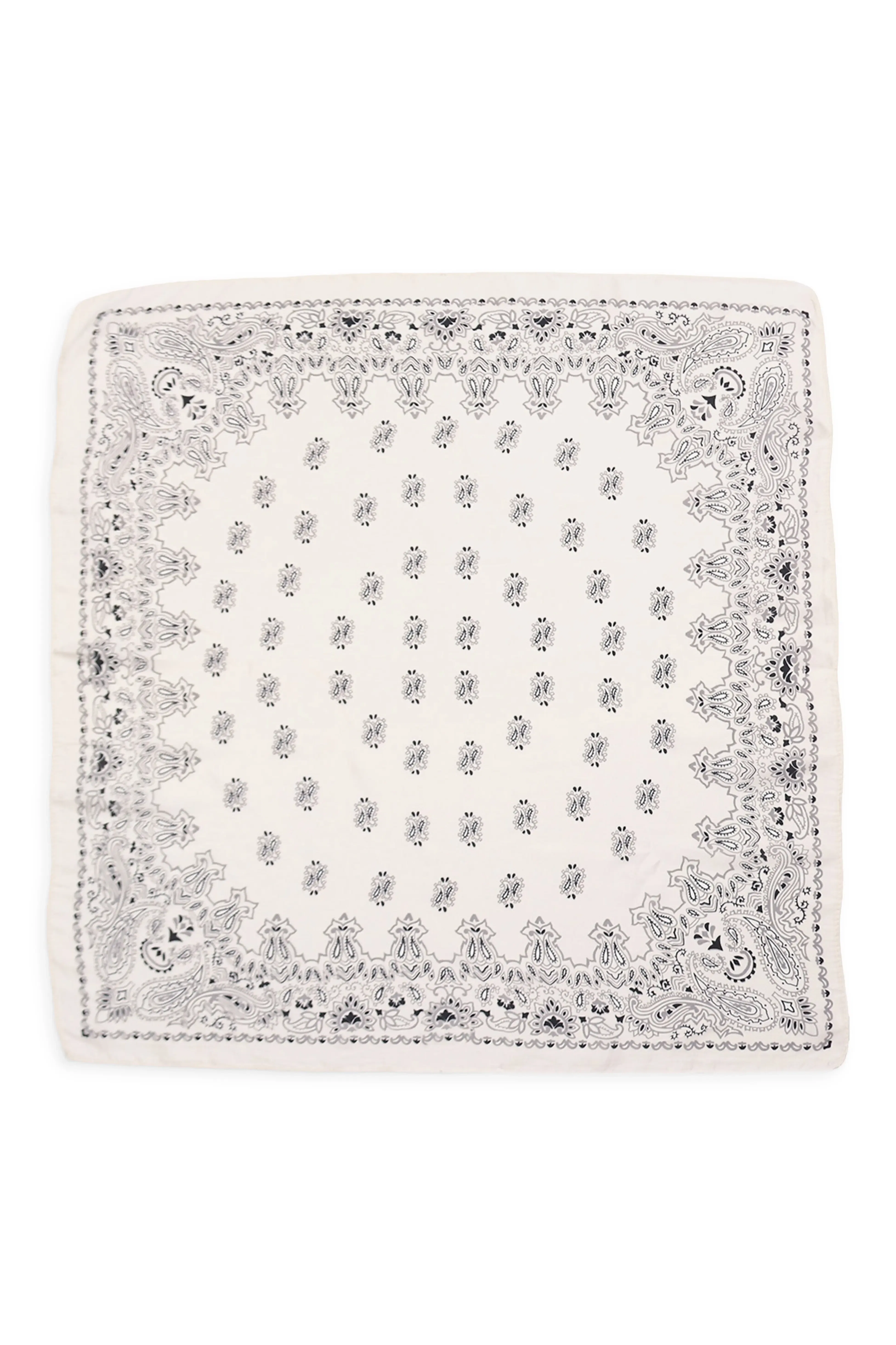Bandana Print Square Scarf