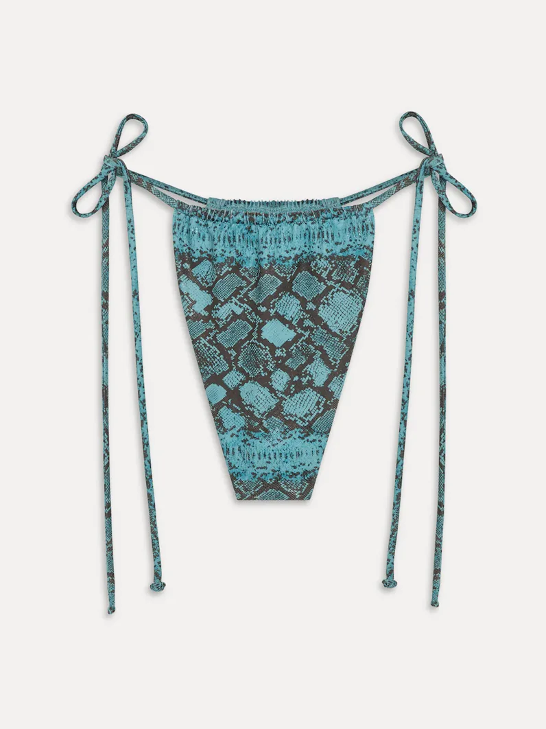Tia Foil String Bikini Bottom