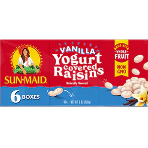 Sun-Maid Vanilla Yogurt Covered Raisins 6-Pack