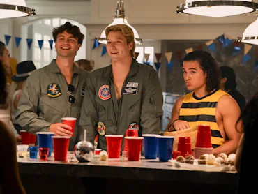 Beau, Dean, and Tucker in Off Campus. Photo via Prime Video