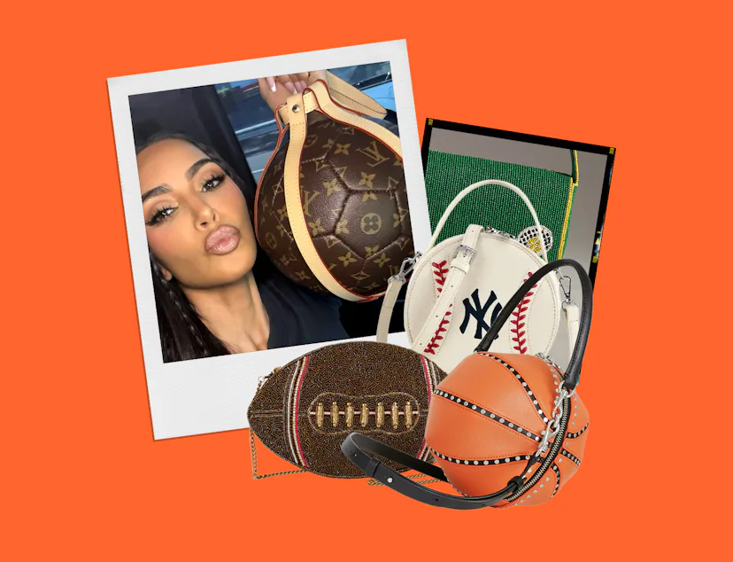 Kim Kardashian's Louis Vuitton soccer ball bag proves that this year's hottest "sportscore" accessor...