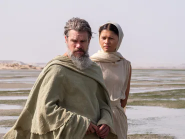 Matt Damon and Zendaya in 'The Odyssey.'