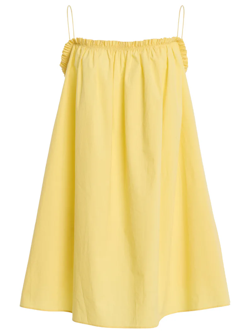 Frill Cotton Mini Cami Dress