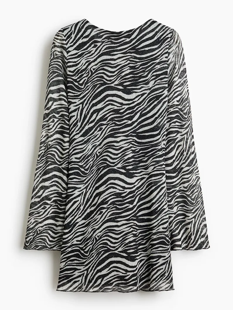 Printed Tieback Dress