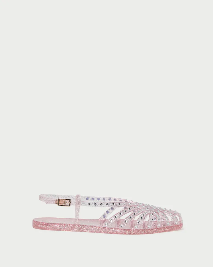 Devon Pink Jelly Slingback Sandal
