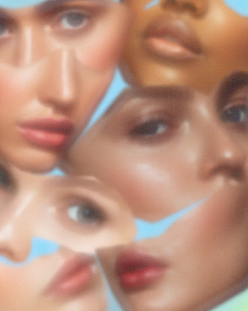 A collage of faces