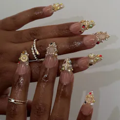The J.Lo-approved baroque nail trend is taking over this summer.
