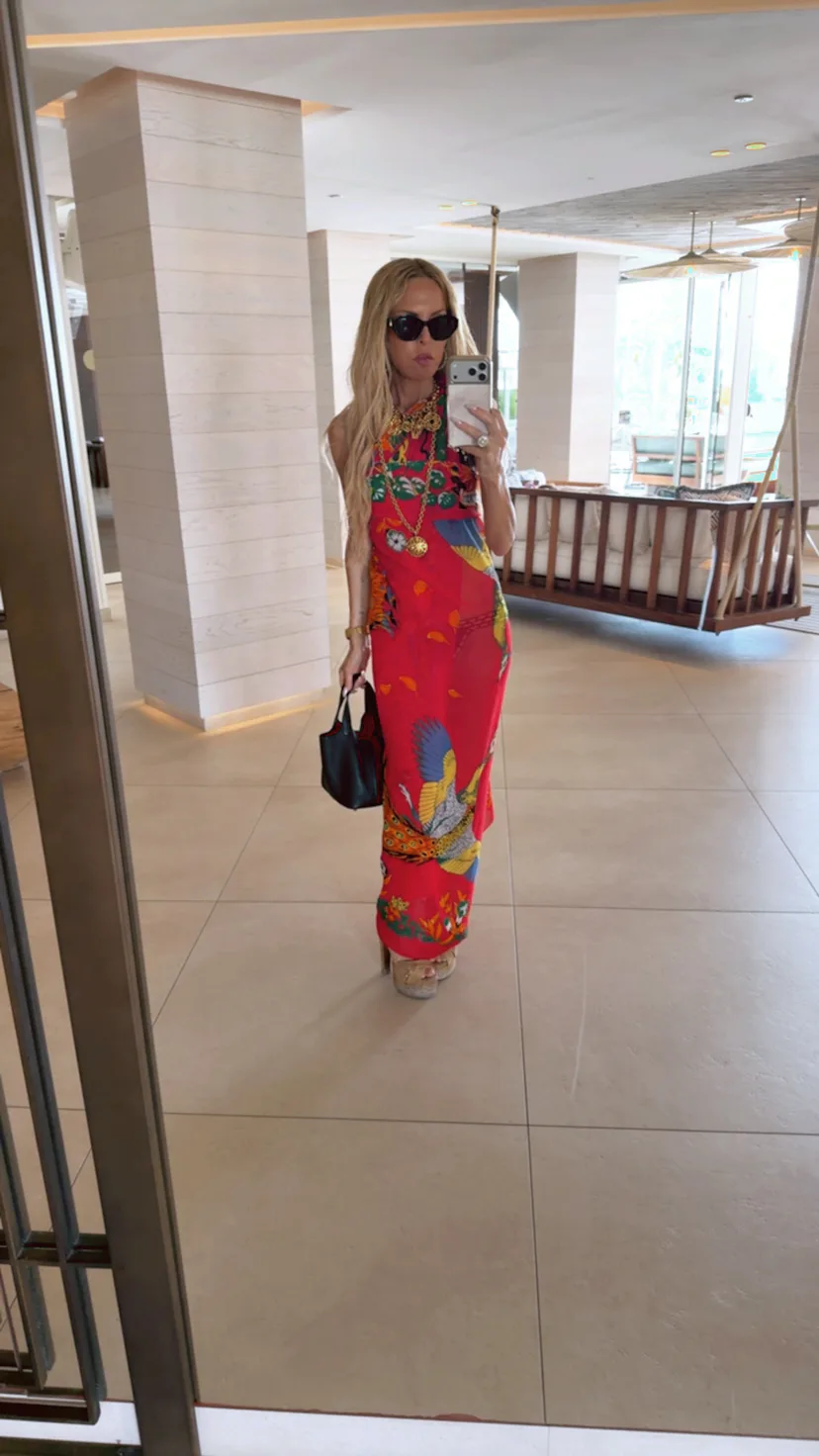 rachel zoe floral maxi dress Smocked Fluttersleeve Dress* Flowers By Clothing 6) Self The Travels Essentials Rachel Zoe