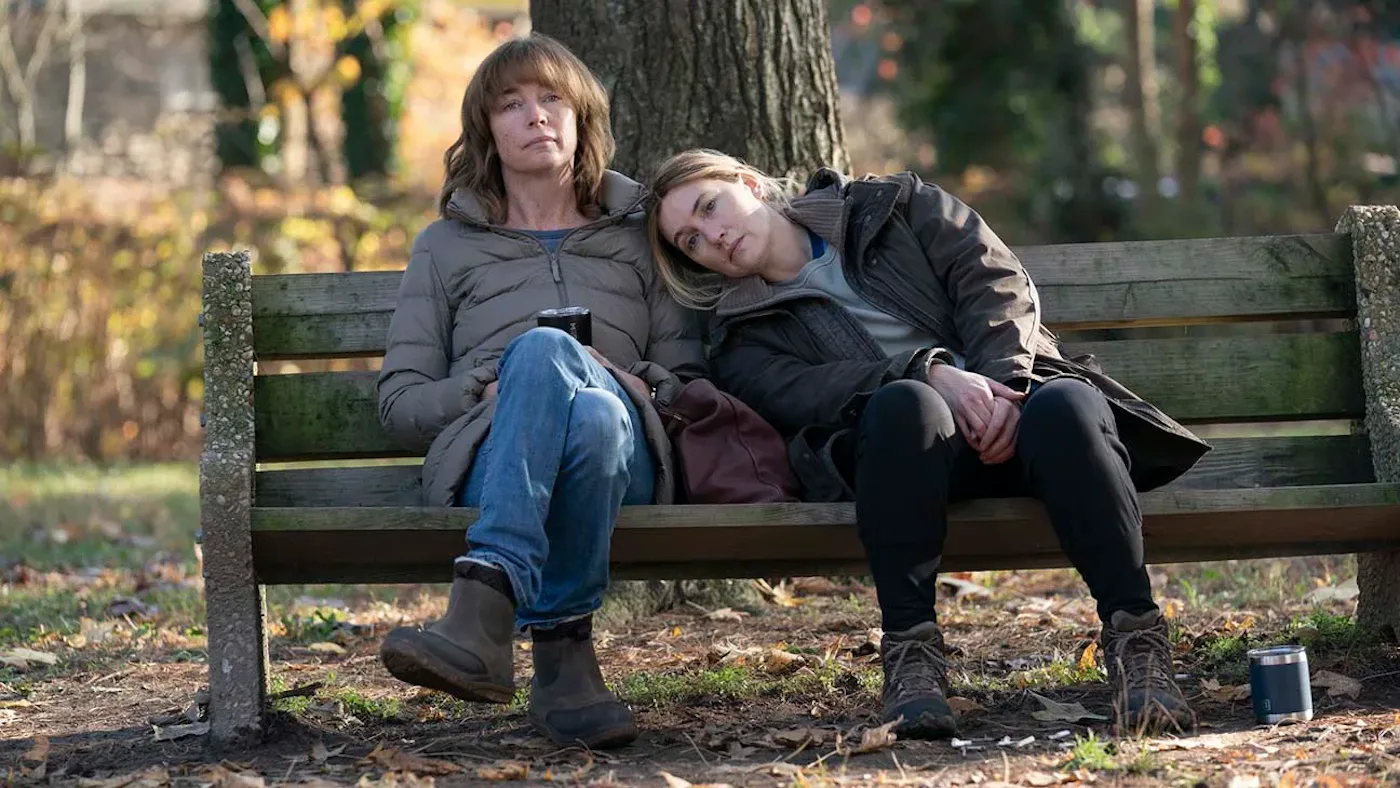 Julianne Nicholson and Kate Winslet in 'Mare of Easttown'