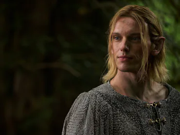 Jamie Campbell Bower as Celeborn in The Lord of the Rings: The Rings of Power