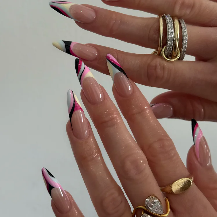 The Pucci nail trend is dopamine dressing for your fingertips.
