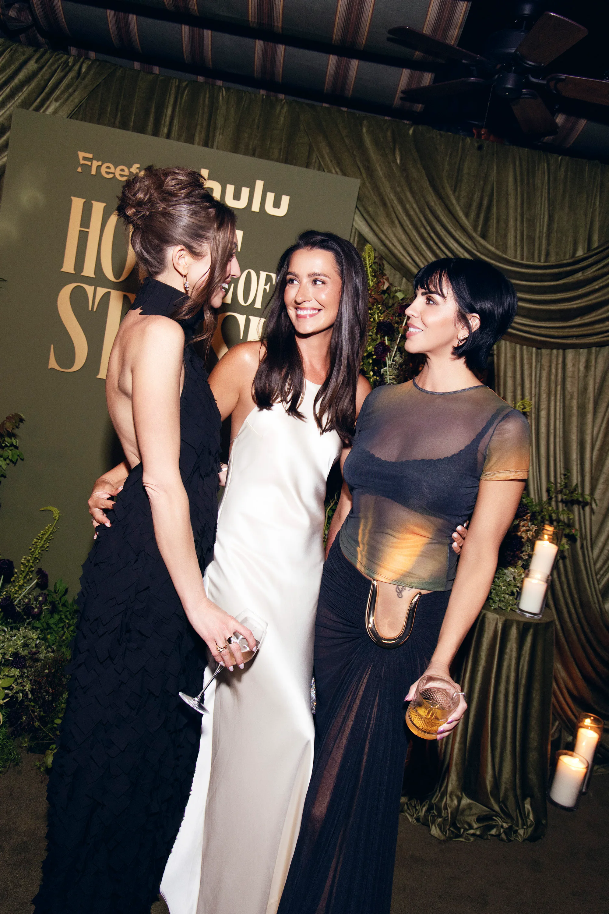 Stassi Schroeder, Kristina Kelly, and Katie Maloney at 'House of Stassi' premiere party