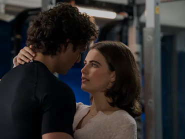 Garrett and Hannah in Off Campus. Photo via Prime Video