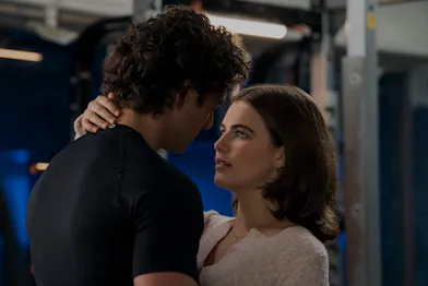 Garrett and Hannah in Off Campus. Photo via Prime Video