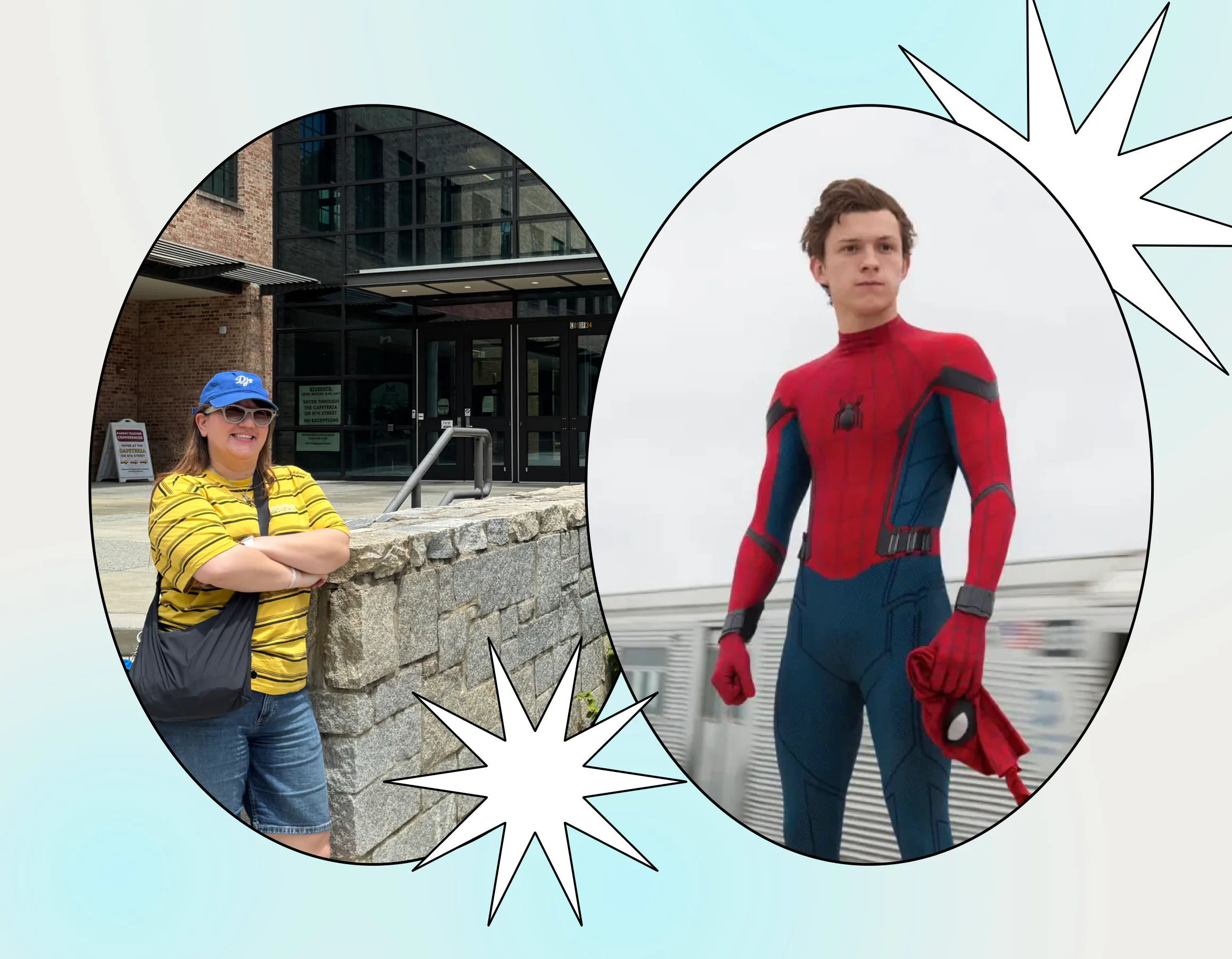 I went to 'Spider-Man' filming locations in Atlanta. 