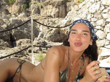 The bandana hair trend is back.