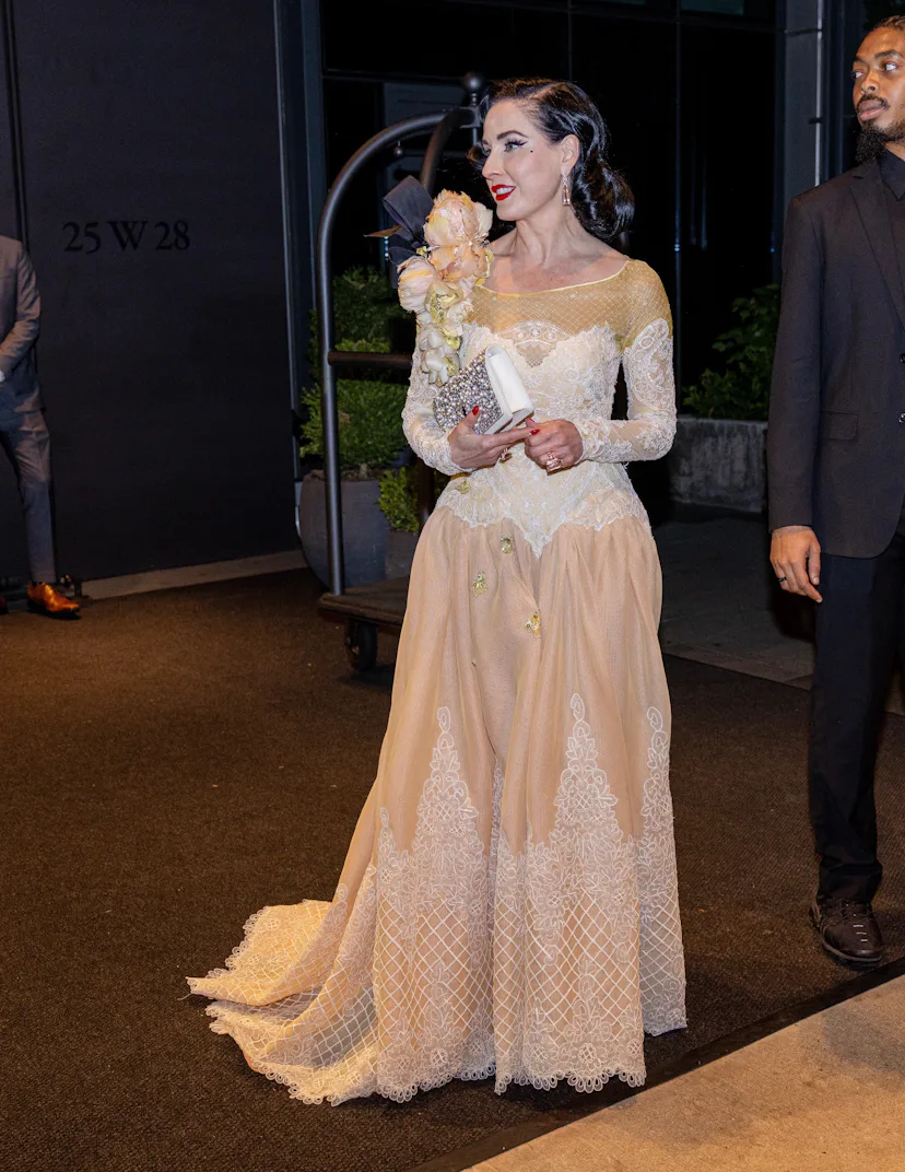 taylor swift gold lace wedding guest dress Taylor Swift's Dresses for Selena Gomez's Wedding Cost Over $40K Combined