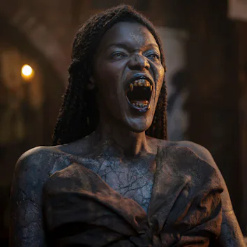 Sheila Atim as Queen Akasha in The Vampire Lestat