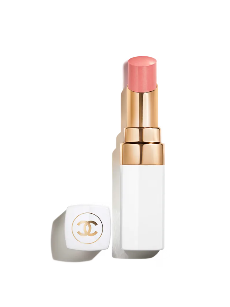 Rouge Coco Baume Satin Hydrating Beautifying Tinted Lip Balm in Pink Delight