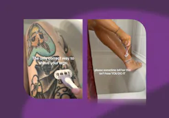 TikTok wants you to shave your legs like a tattoo artist.