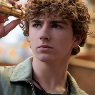Walker Scobell as Percy Jackson in Percy Jackson and the Olympians